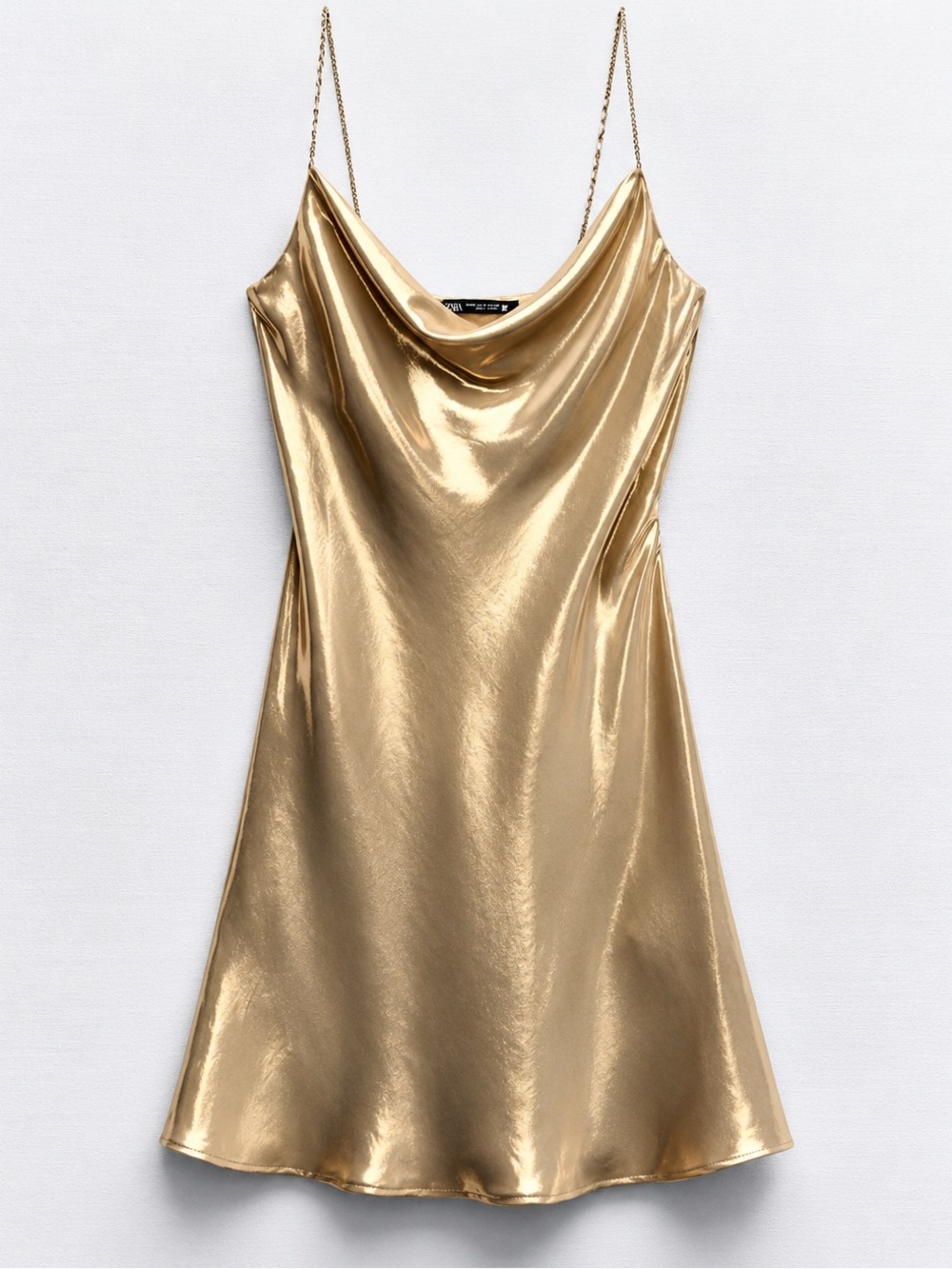Zara Liquid Gold Dress